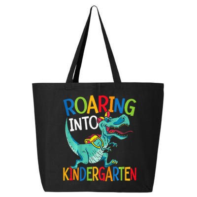 Roaring Into Kindergarten Dinosaur Student Back To School 25L Jumbo Tote