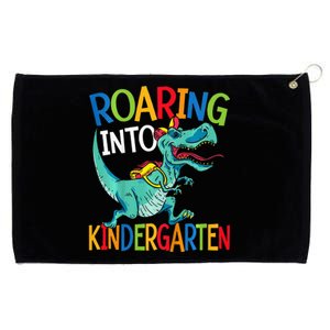 Roaring Into Kindergarten Dinosaur Student Back To School Grommeted Golf Towel