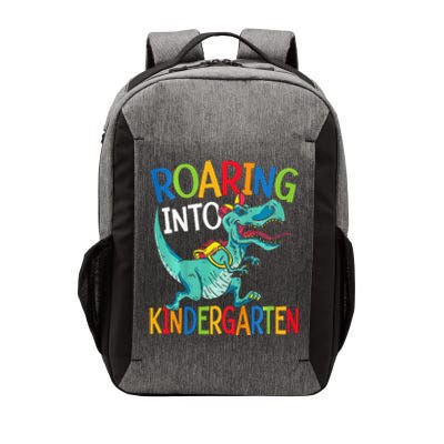 Roaring Into Kindergarten Dinosaur Student Back To School Vector Backpack