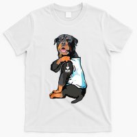 Rottweiler I Love Mom Tattoo T-Shirt