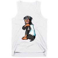 Rottweiler I Love Mom Tattoo Tank Top