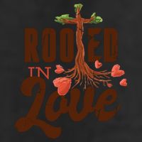 Rooted In Love Jesus Cross 7 Panel Mesh Trucker Snapback Hat