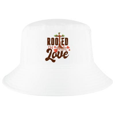 Rooted In Love Jesus Cross Cool Comfort Performance Bucket Hat