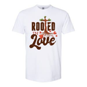 Rooted In Love Jesus Cross Softstyle CVC T-Shirt