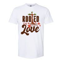 Rooted In Love Jesus Cross Softstyle CVC T-Shirt