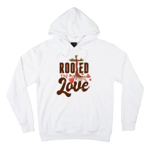 Rooted In Love Jesus Cross Hoodie