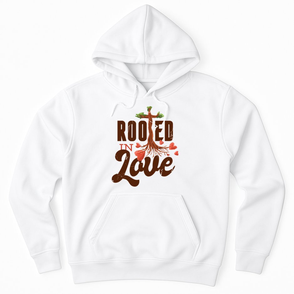 Rooted In Love Jesus Cross Hoodie