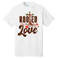 Rooted In Love Jesus Cross Tall T-Shirt