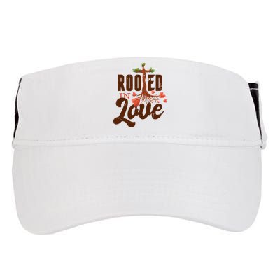 Rooted In Love Jesus Cross Adult Drive Performance Visor