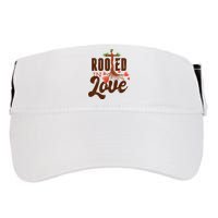 Rooted In Love Jesus Cross Adult Drive Performance Visor