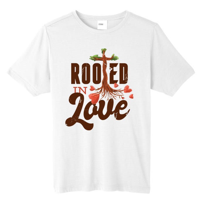 Rooted In Love Jesus Cross Tall Fusion ChromaSoft Performance T-Shirt