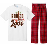 Rooted In Love Jesus Cross Pajama Set