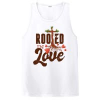 Rooted In Love Jesus Cross PosiCharge Competitor Tank