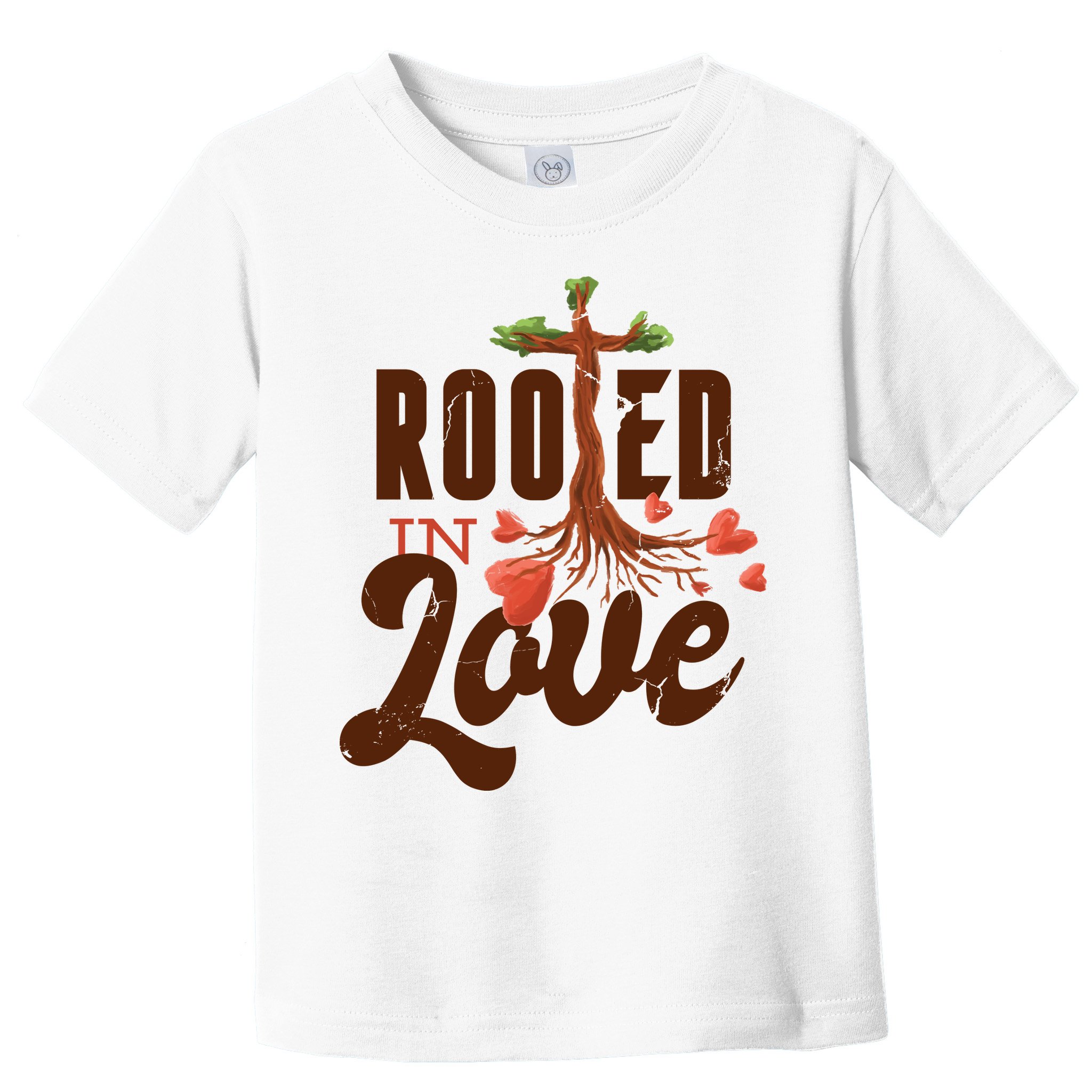 Rooted In Love Jesus Cross Toddler T-Shirt