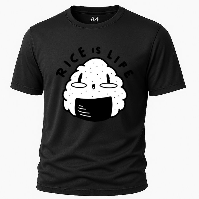 Rice Is Life Cute Sushi Cooling Performance Crew T-Shirt