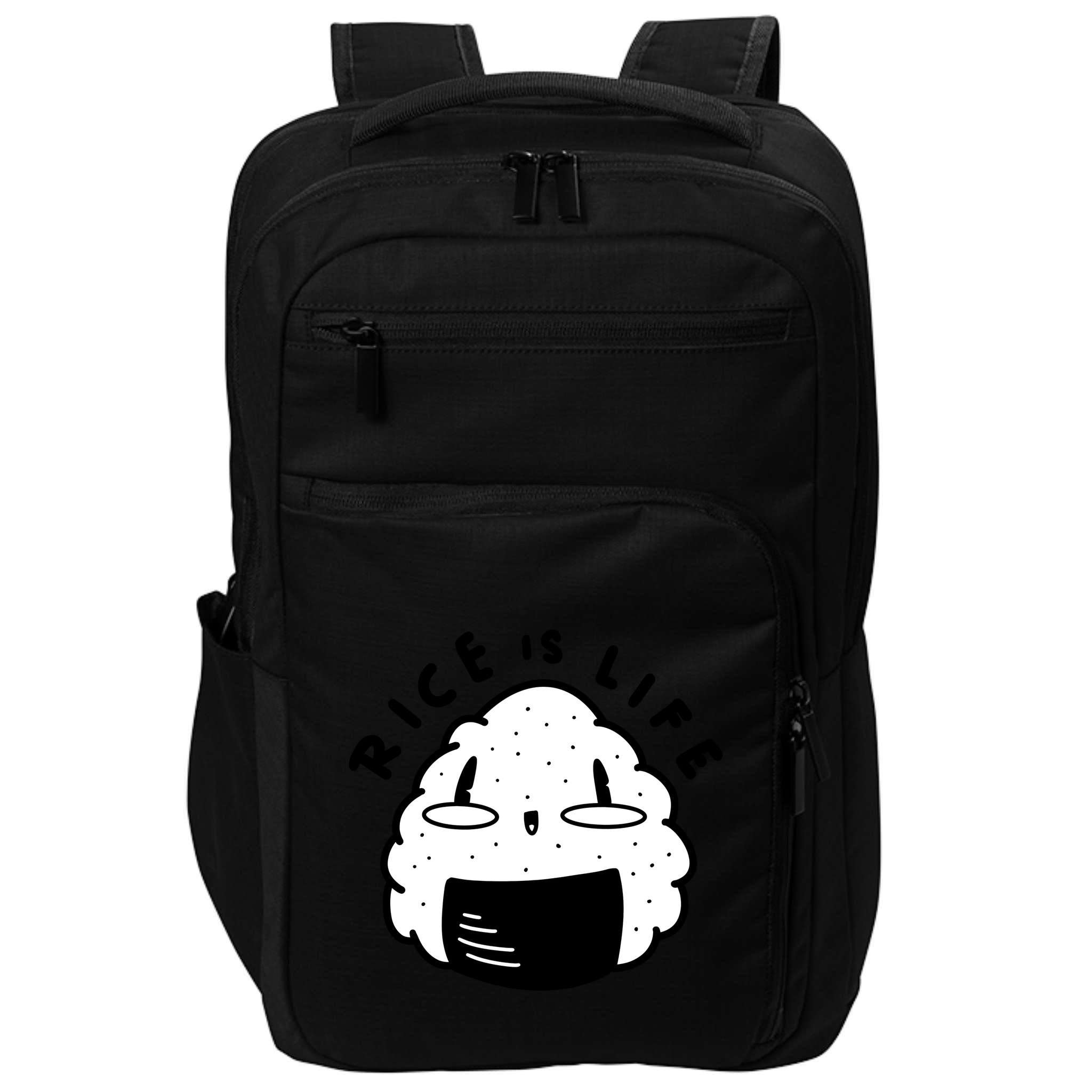 Rice Is Life Cute Sushi Impact Tech Backpack