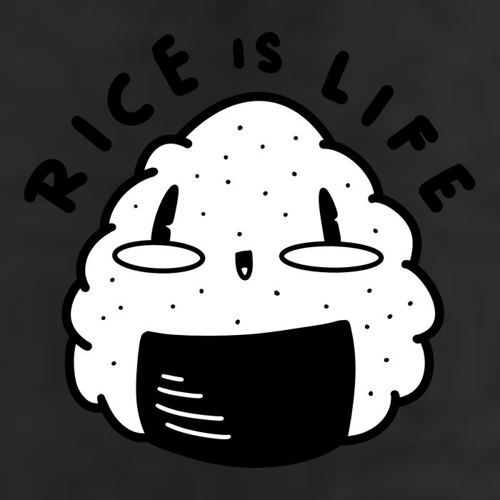 Rice Is Life Cute Sushi Adult Drive Performance Visor