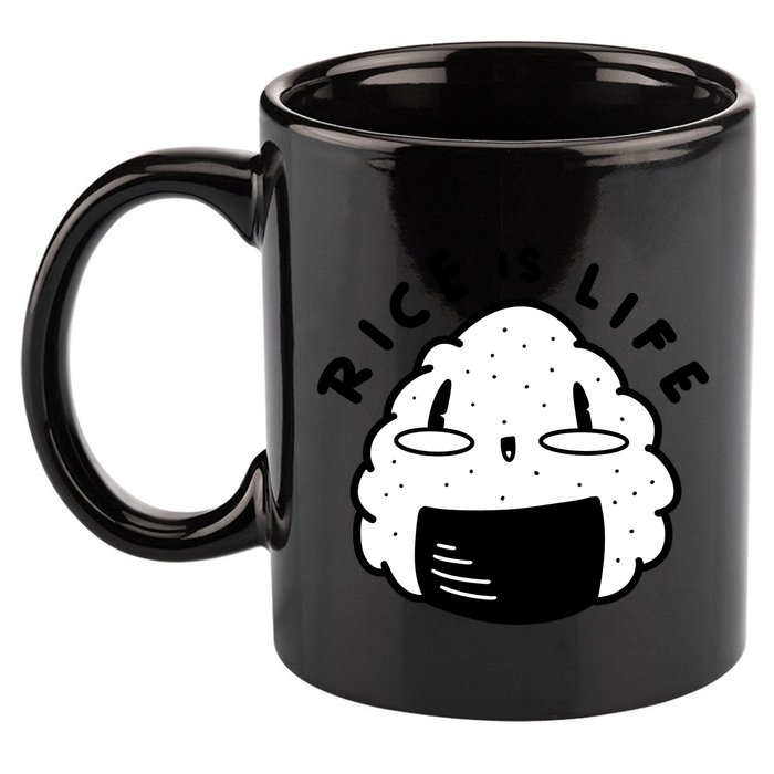 Rice Is Life Cute Sushi 11oz C Handle Ceramic Mug