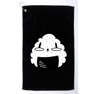 Rice Is Life Cute Sushi Golf Towel
