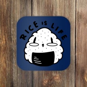 Rice Is Life Cute Sushi Coaster