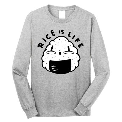 Rice Is Life Cute Sushi Long Sleeve Shirt