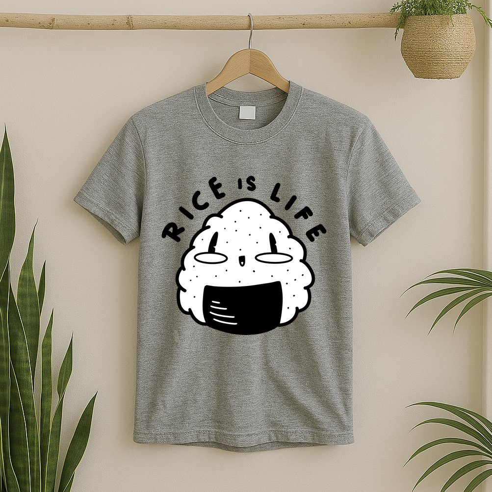 Rice Is Life Cute Sushi T-Shirt