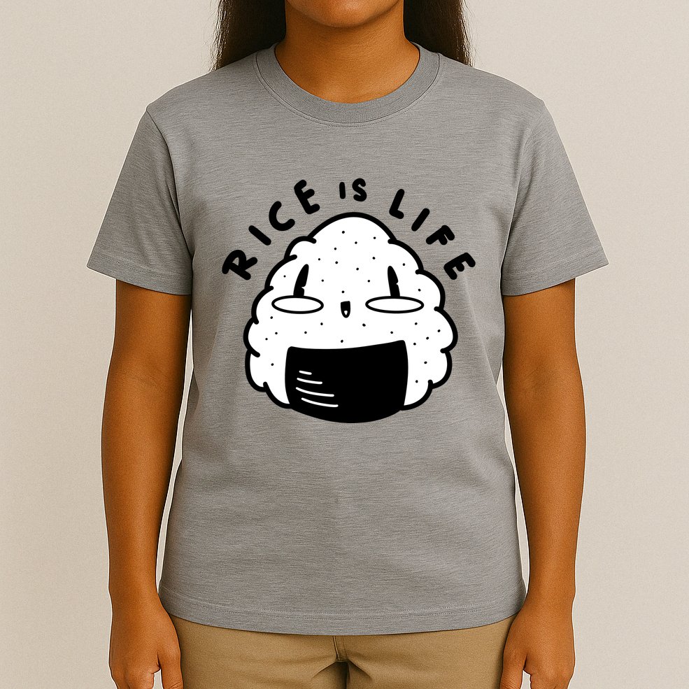 Rice Is Life Cute Sushi T-Shirt