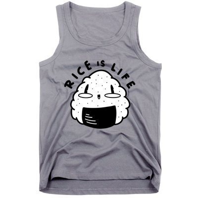 Rice Is Life Cute Sushi Tank Top