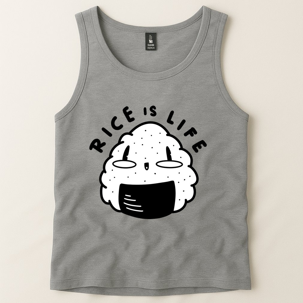 Rice Is Life Cute Sushi Tank Top