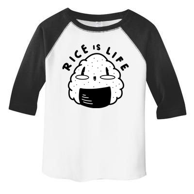 Rice Is Life Cute Sushi Toddler Fine Jersey T-Shirt