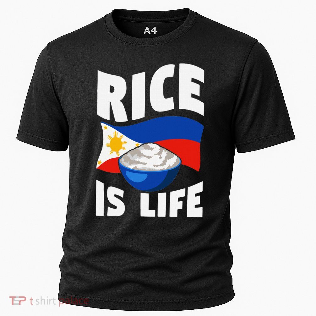 Rice Is Life Philippine Flag Rice Lover Performance Shirt