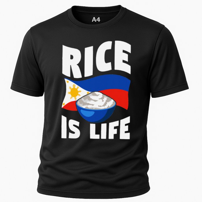 Rice Is Life Philippine Flag Rice Lover Cooling Performance Crew T-Shirt