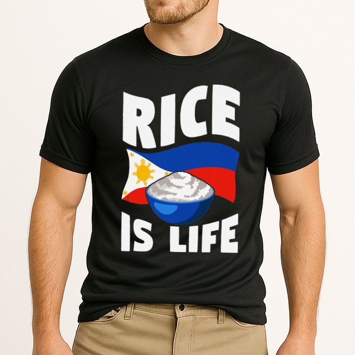 Rice Is Life Philippine Flag Rice Lover Cooling Performance Crew T-Shirt