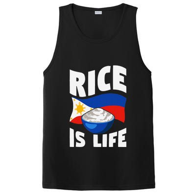 Rice Is Life Philippine Flag Rice Lover PosiCharge Competitor Tank