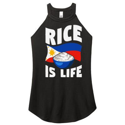 Rice Is Life Philippine Flag Rice Lover Women’s Perfect Tri Rocker Tank