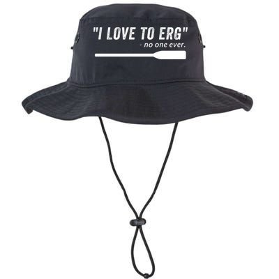 Rowing, | I Love To ERG, For Crew, Funny Rowing Bucket Hat