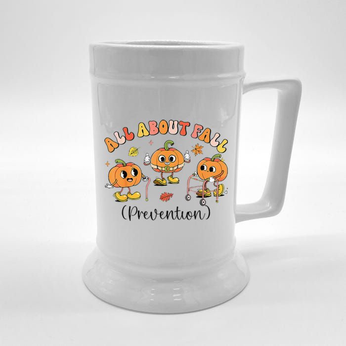 Retro I Love Fall Prevention Fall Occupational Therapy Ot Beer Stein