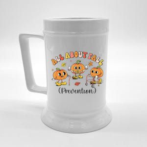 Retro I Love Fall Prevention Fall Occupational Therapy Ot Beer Stein