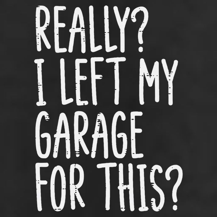 Really I Left My Garage For This Car Auto Mechanic Large Microfiber Waffle Golf Towel