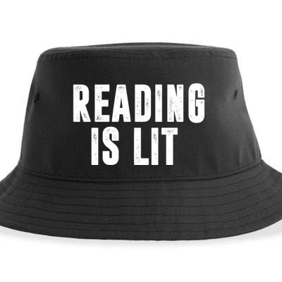Reading Is Lit Sustainable Bucket Hat