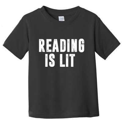 Reading Is Lit Toddler T-Shirt