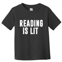 Reading Is Lit Toddler T-Shirt