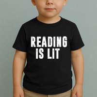 Reading Is Lit Toddler T-Shirt