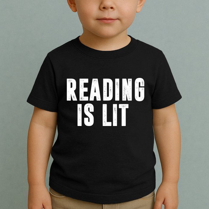 Reading Is Lit Toddler T-Shirt