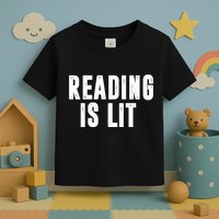 Reading Is Lit Toddler T-Shirt