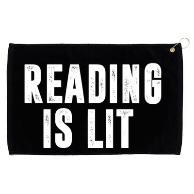 Reading Is Lit Grommeted Golf Towel