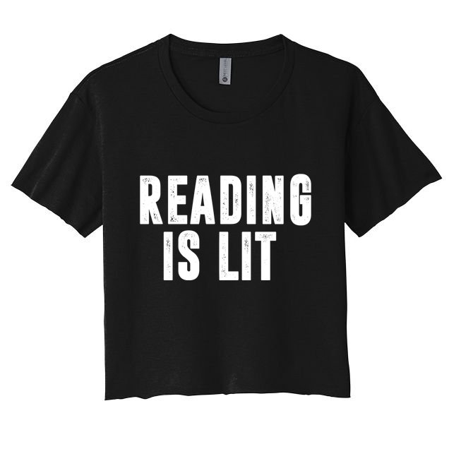 Reading Is Lit Crop Top