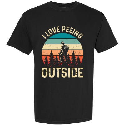 retro I love peeing outside Wilderness Glamping Nature Garment-Dyed Heavyweight T-Shirt