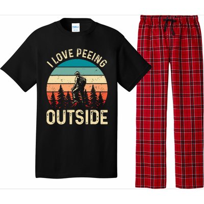 retro I love peeing outside Wilderness Glamping Nature Pajama Set