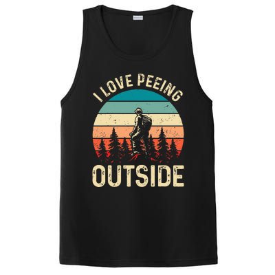 retro I love peeing outside Wilderness Glamping Nature PosiCharge Competitor Tank